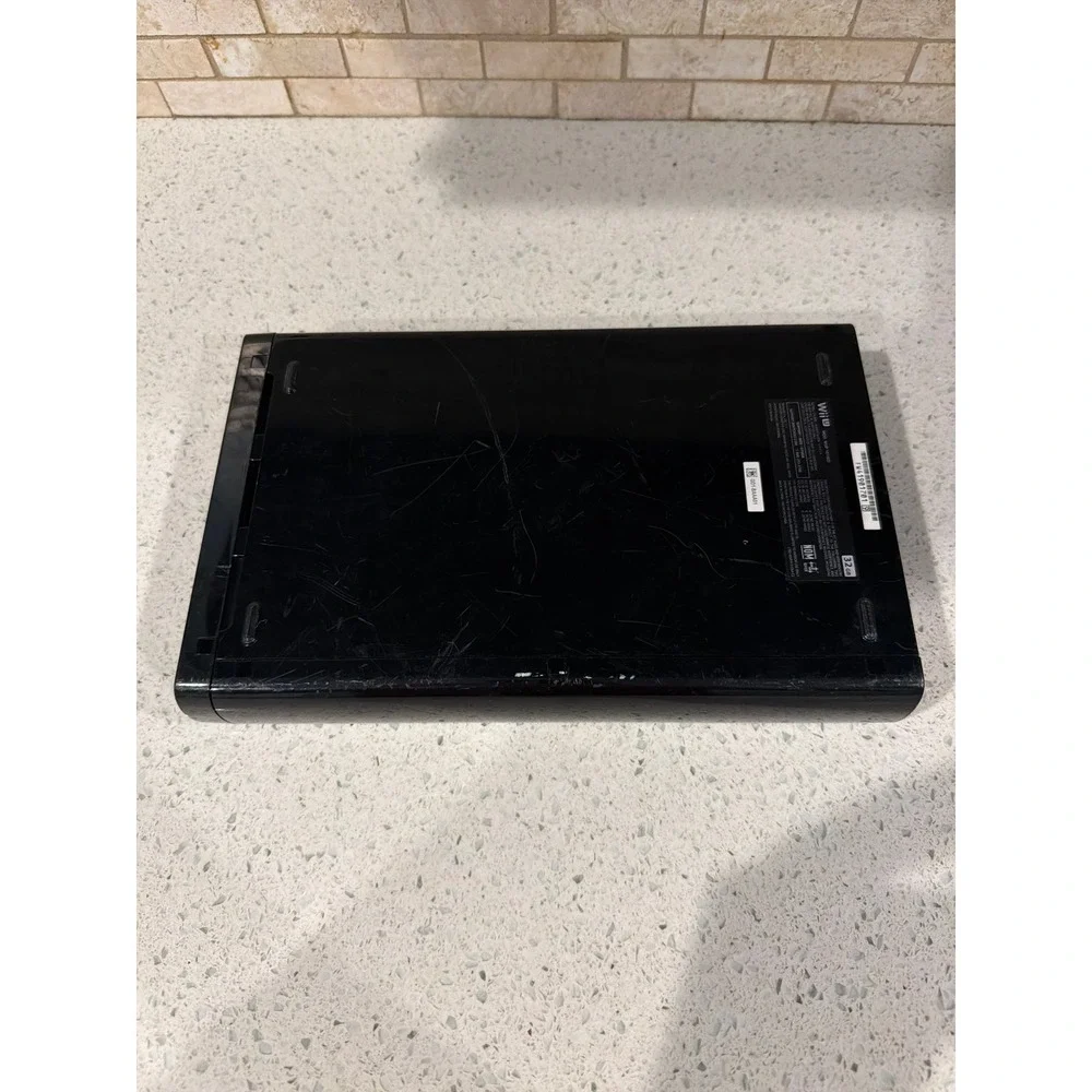 Nintendo Wii U Black Console For Parts Repair No Power No Light Untested